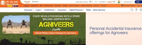 Bank of Baroda Salary Package Account for the Brave Beginners- Agniveers.webp